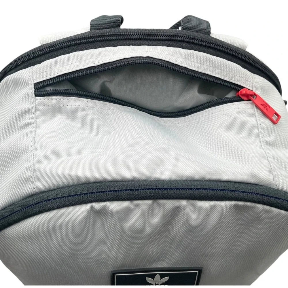 adidas National 3.0 Backpack Laptop Storage White/Onix Grey/Bright Royal Blue